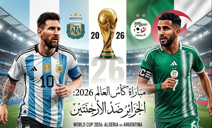 مباراة الجزائر ضد الارجنتين اليوم