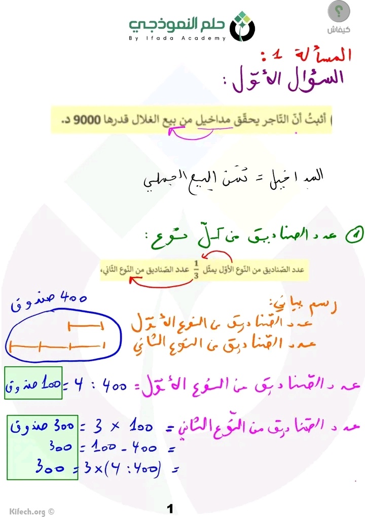 محاولة اصلاح مناظرة السيزيام 2026 رياضيات